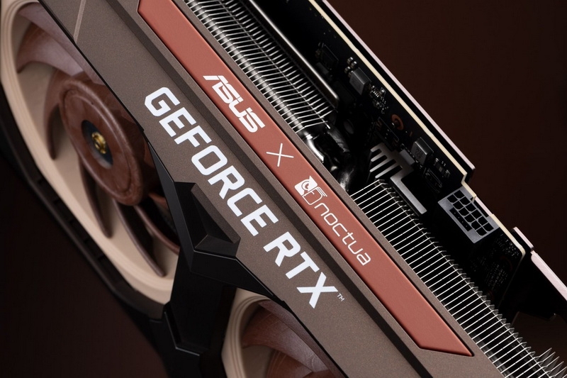 ASUS представила видеокарту GeForce RTX 4080 Super Noctua OC Edition с большими и тихими вентиляторами