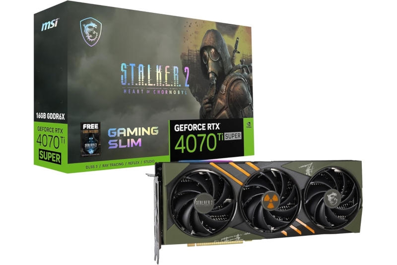 MSI выпустит специальную GeForce RTX 4070 Ti Super для фанатов S.T.A.L.K.E.R. 2