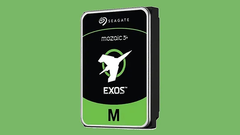 Seagate выпустила первый в мире жёсткий диск на технологии HAMR — Exos M на 32 Тбайт