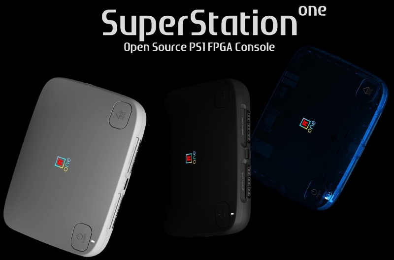 Представлена игровая консоль SuperStation One, которая без эмуляции запускает игры PlayStation и других старых приставок