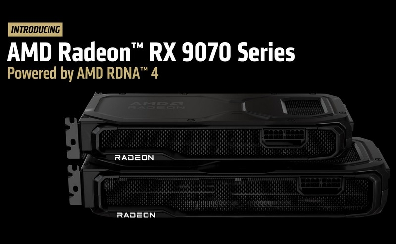 AMD представила видеокарты нового поколения Radeon RX 9070 и RX 9070 XT по цене от $549