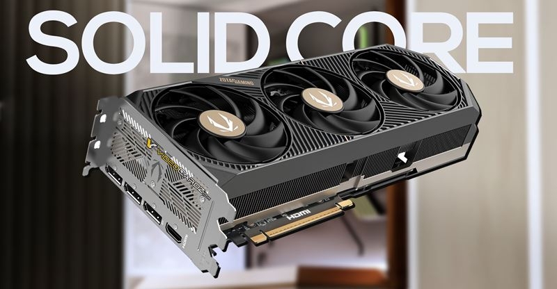 Zotac представила видеокарты GeForce RTX 5080 и RTX 5070 Ti Solid Core толщиной «всего» 2,5 слота расширения