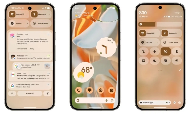 Google показала совершенно новый дизайн Android 16: больше анимации, меньше перегрузки