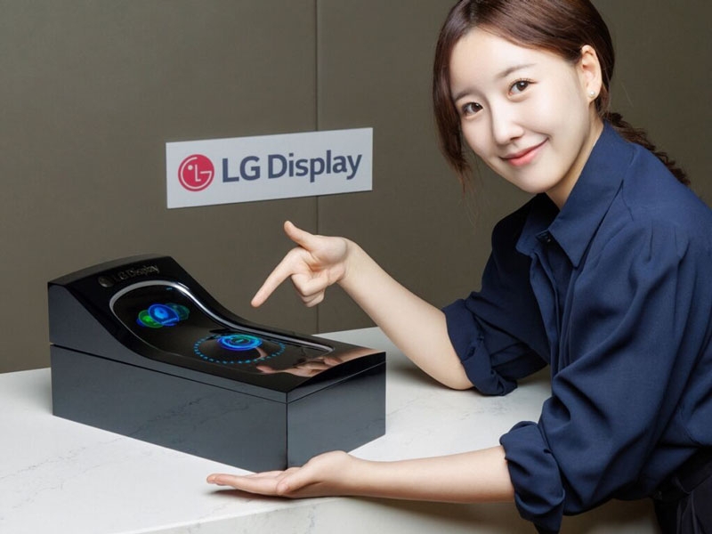 LG представила гибкий OLED с по-настоящему всплывающими окнами — их можно пощупать и затолкать обратно