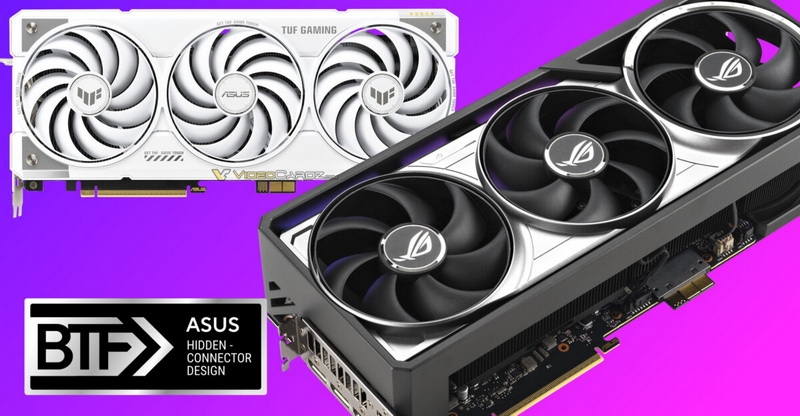 Asus выпустила GeForce RTX 5070 Ti и RTX 5090 со съёмным коннектором GC-HPWR для скрытого питания