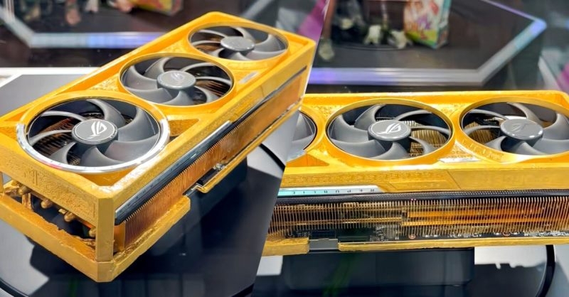 Asus показала золотую видеокарту RTX 5090 ROG Astral Real Gold Edition за $500 тыс.